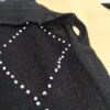 Blusa hilo negro diseño cocos ML - Imagen 3