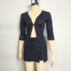 Blusa hilo negro XS