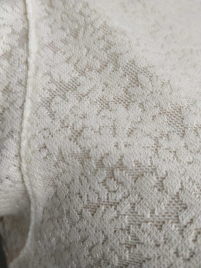 Blusa crema algodón SM - Imagen 4