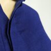 Blusa azul tipo lino L - Imagen 4