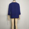 Blusa gasa azul L - Imagen 2