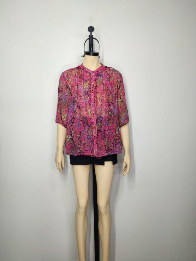 Blusa fucsia L - Imagen 3