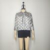 Blusa cuadros gris M - Imagen 3