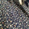 Blusa negra floreada M - Imagen 4