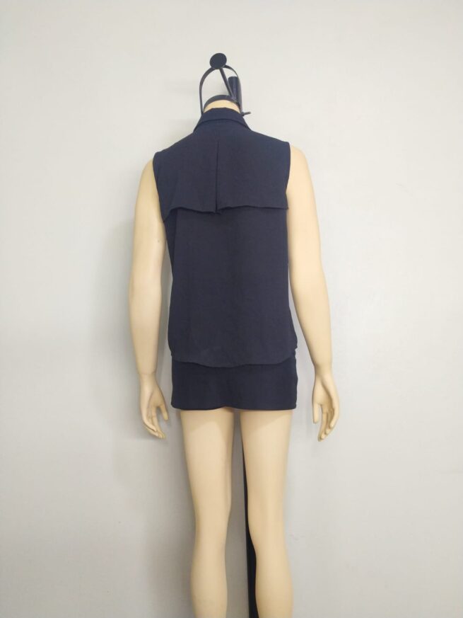Blusa gasa negra S - Imagen 2