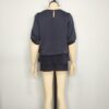 Blusa gasa satín negro M - Imagen 2