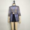Blusa gasa azul L