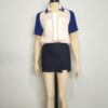 Blusa azul crema S M