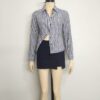 Camisa cuadros negro blanco S - Imagen 3