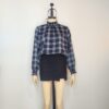 Blusa negra cuadros ML
