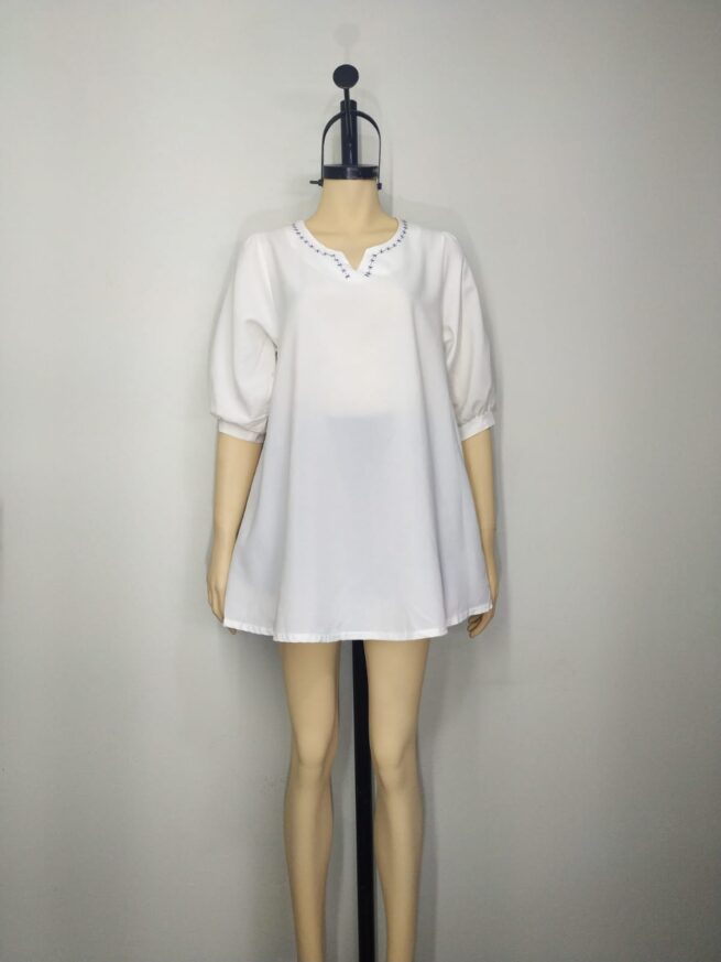 Polivestido blanco M