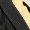 Blazer negro rayas M - Imagen 4