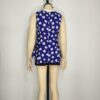 Blusa gasa azul puntos M - Imagen 2