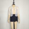 Capa mesh blanco M