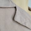 Blusa tipo lino topo M - Imagen 5