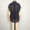 Blusa gasa negra ML - Imagen 2