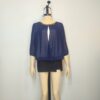 Blusa gasa azul M