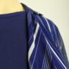 Blusa azul rayas L - Imagen 4