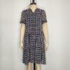 Vestido azul cuadros ML