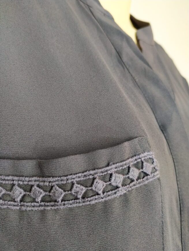 Blusa gris M - Imagen 4