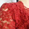 Blusa ladrillo encaje M - Imagen 3