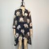 Blusa negras gasa L