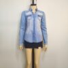 Camisa denim delgado S - Imagen 3