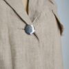 Blazer beige tipo lino L - Imagen 4