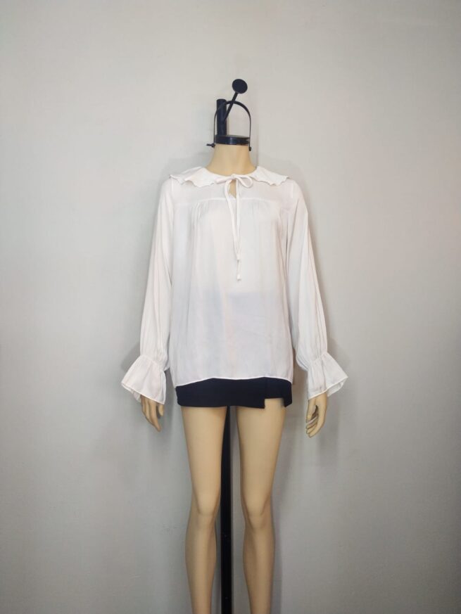 Blusa blanca M - Imagen 3