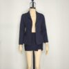 Blazer negro rayas S - Imagen 3