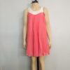 Vestido coral tableado M - Imagen 2