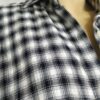 Camisa cuadros negro blanco oversize M - Imagen 3