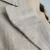 Blazer beige tipo lino L - Imagen 5