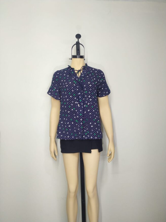 Blusa azul M - Imagen 3