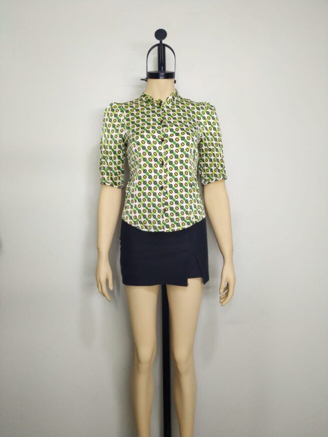Blusa tipo satín S - Imagen 3