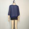 Blusa gasa azul M - Imagen 2