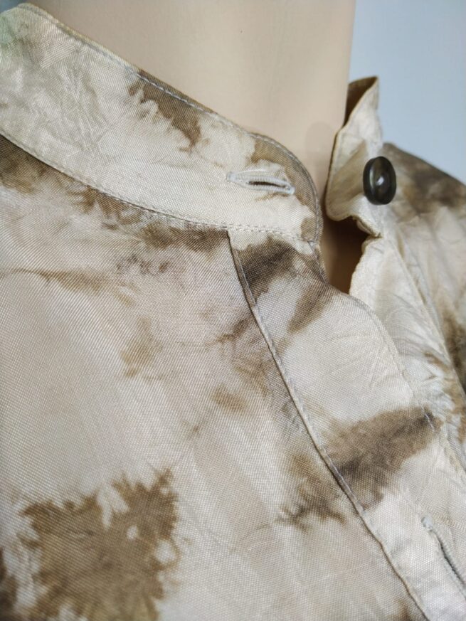 Blusa beige café M - Imagen 4