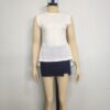 Blusa crema algodón SM