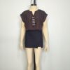 Blusa café SM
