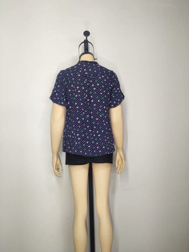 Blusa azul M - Imagen 2