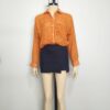 Blusa gasa ladrillo M