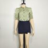Blusa tipo satín S