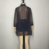 Blusa gasa gris M - Imagen 2