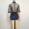 Blusa mesh azul M - Imagen 2