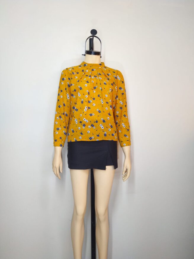 Blusa mostaza SM - Imagen 3
