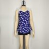 Blusa gasa azul puntos M