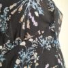 Vestido Gasa negro floreado SM - Imagen 3