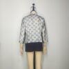 Blusa cuadros gris M - Imagen 2