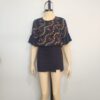 Blusa negra gasa M
