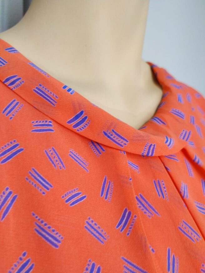 Blusa naranja pastel M - Imagen 4